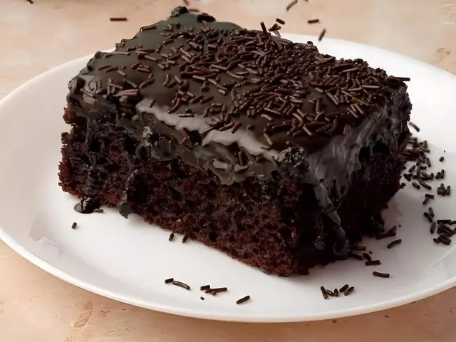 Brownalicious Sponge Cake Slice