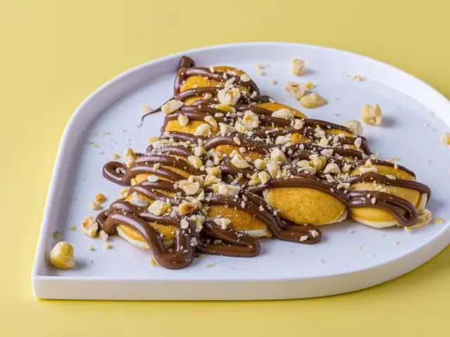 Nutty Ferrero Pancakes